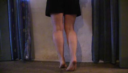 Barefoot walking at the old Inn