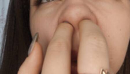 brutal nasal hole penetration