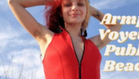 Public Beach Armpit Voyeur