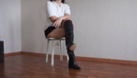 step MOM slapping Step son face virtual