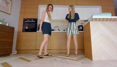 Helena And Weronika - Kitchen Fun - HD 1920x1080