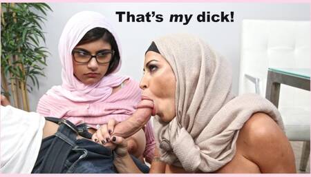 Precious Mia Khalifa and Julianna Vega's step-mom scene