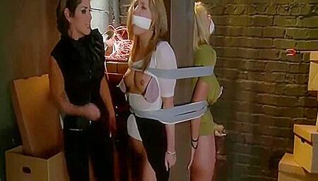 Jessie Cox And Felony - Lesbian - Bdsm - Lezdom - Blonde - Dildos - Face Sitting - Hitachi - Latex - Masturbation - Sex Toys - Strap On - Threesome - Wh*ppedass P2