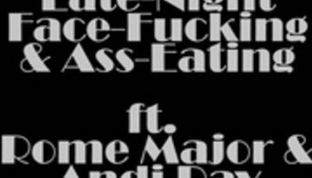 SUPER ROUGH BLOWJOB AND RIMJOB WITH ROME MAJOR