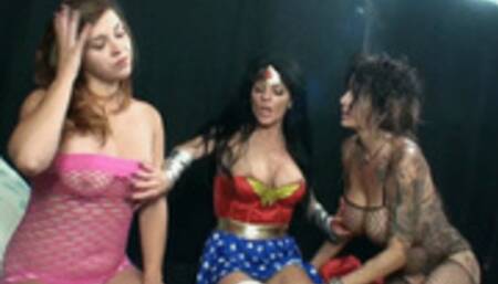 Step-Mom, Step-Aunt And Step-Niece Have An Afternoon Of Role-Play Fun ( PART 3 )