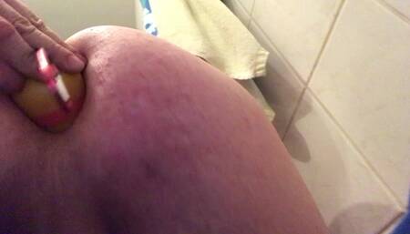 Ass Teasing in My Bathroom