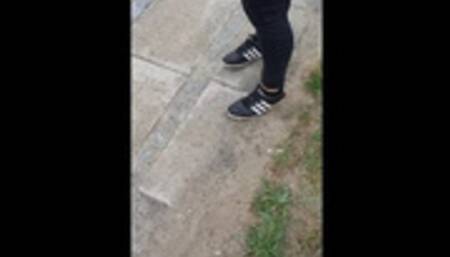 Adidas Sneaker and Boots Crush + Walking in Mud