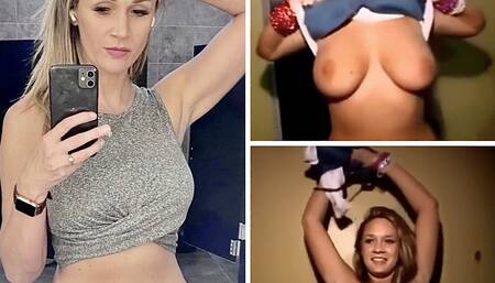 Sandra Carr bounces HUGE tits @ Mardi Gras GGW