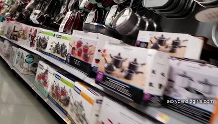 Grey Leggings Candid Teen