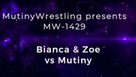 MW-1429 Mutiny vs Bianca & Zoe (speedbag Over the top reactions) WMV format