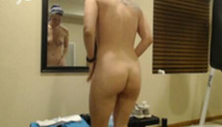 Workout Clothes Try On