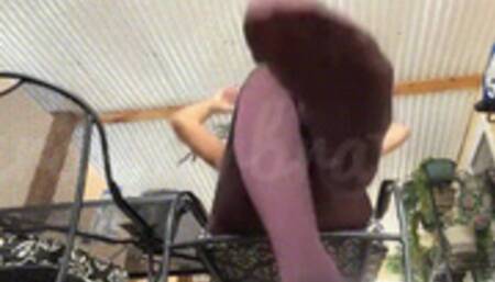 YOU CAN'T STAY AWAY FROM MY LONG NYLON LEGS