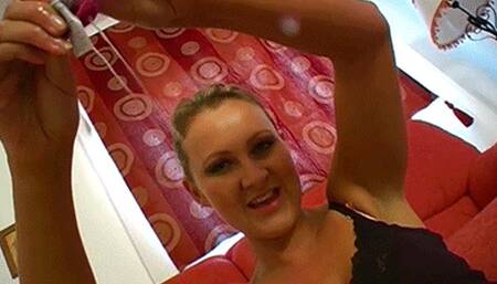 My dirty cum stained panties have been soaking in this bowl of water all night I want you to drink it for me darling - Mistress Amber Leigh - MOV