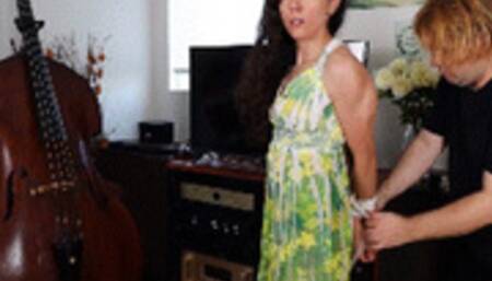 Good girl Khrystal skipped church this Sunday because she prefers to be tied up and gagged for fun!