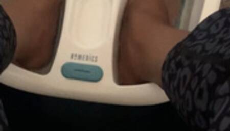 Foot bath soaking with wiggly toes