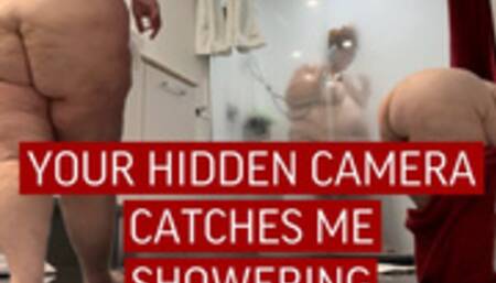 HIDDEN CAM CATCHES ME SHOWERING