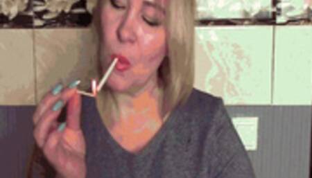 smoke 9 cigarettes and eat all the ashes