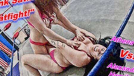 Pink Satin Catfight! WMV