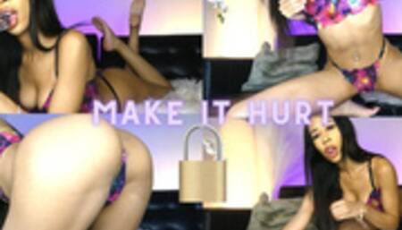 Lock it up & Make it Hurt Chastity Slave