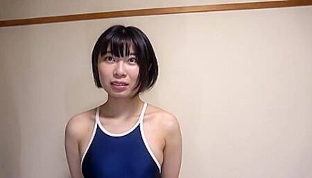 [oks-144] Natsu Sano Wet, Shiny And Tight, God School Swimsuit, Enjoy The Cute Girls In Their School Swimsuits! Scene 1 P1