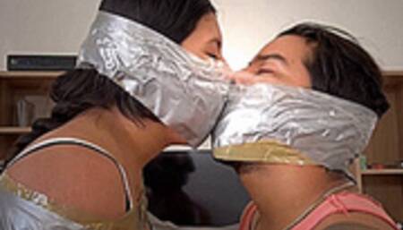 Fixing Their Relationship Problems With Intimate Tape Bondage (high res mp4)