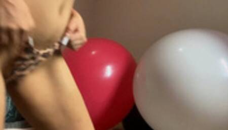 Bouncing on big balloons