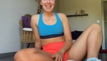 Monika's Naked Gym Bet