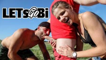 Voyeur Finds Curious Couple on the Side of the Road