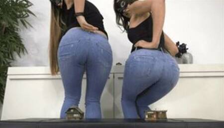 Crushing your model houses under our asses and heels (small version)