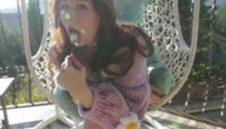 Lick my feet in honey!