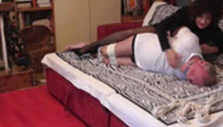 Slave again in the hands of pervert Lorna part 1