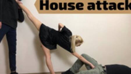 The attack on Olga in the house