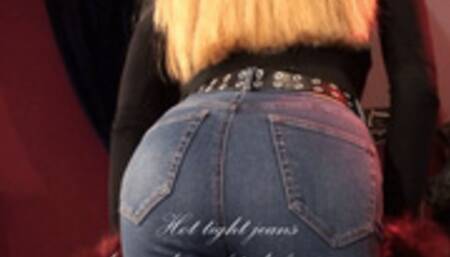 Hot tight jeans
