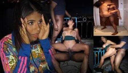 Sheila Ortega Gets Pounded in the Street by 2 Strangers to Compensate her Brother's Debts!!!