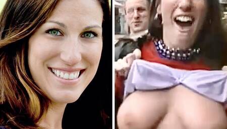 Mary Lifland teases camera with her jiggly tits GGW