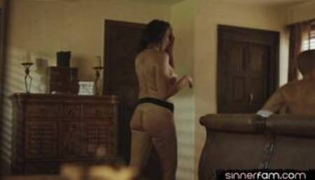 Busty wild MILF smashed by hot fucker in wet pussy hole