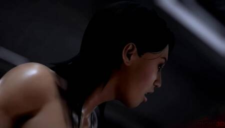 Ashley Williams and Commander Shepard