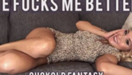 He Fucks Me Better by Julia Robbie, Cuckolding, Cuckold, Cheating, FemDom, HD 1080P MP4