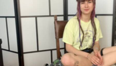 18 yo Svety - First Time in the Stocks - Feet Part1 720