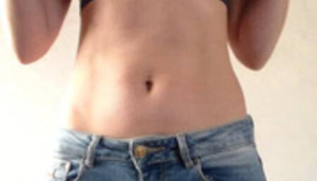 play with navel mp4 clip