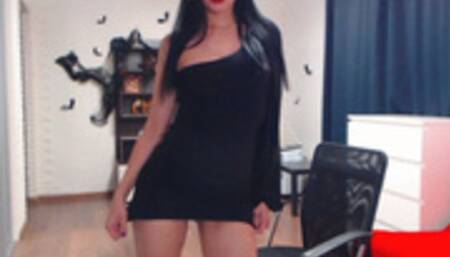 Topless dance at Halloween night