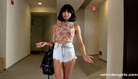 Amateur Selena loves to beg for cock