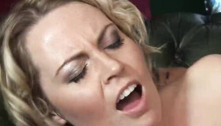 Busty blonde Alexis May wants a hard cock up the ass