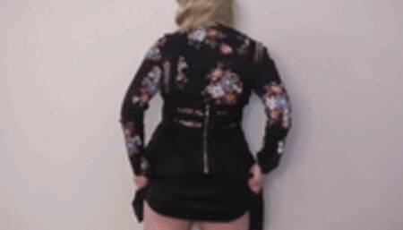 Secretary Ordered to Spank Her Own Ass!