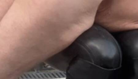 An OTK spanking and a pegging