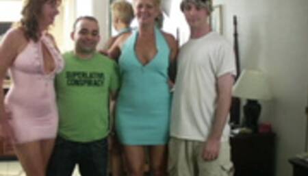 Young Neighboors Frank Amd Lee Foursome With Double Dee And Hottie Wife Tracy! (mp4)