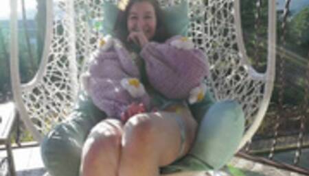 I masturbate on the balcony