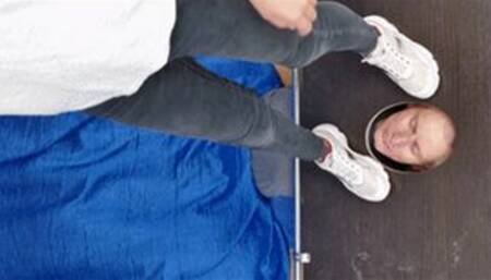 College girl tramples my face - extended version (part 5 of 8), flo058x 1080p