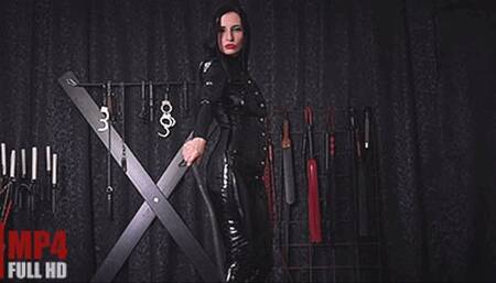 Shiny Catsuit And A long Bullwhip (FULL HD) – Lady Amira