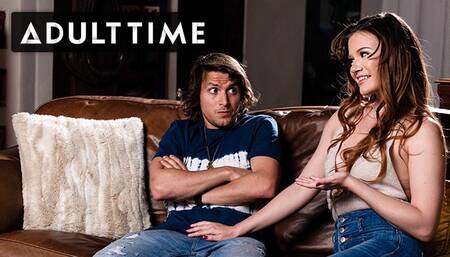 ADULT TIME - Alison Rey Gives Stepson Jay Romero His Ultimate Fantasy - Her Pussy!